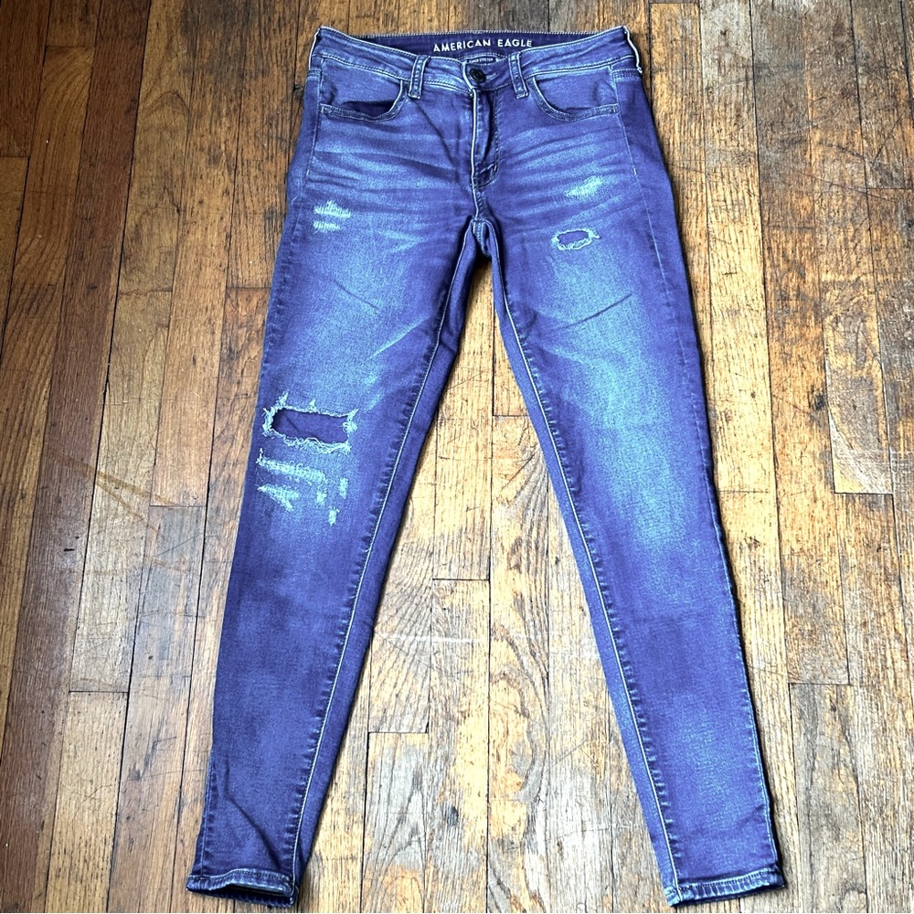 AE American Eagle Mid Jegging 6 Reg